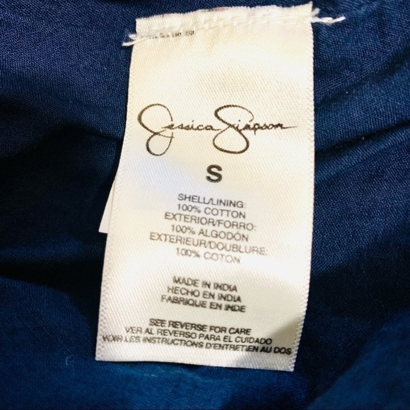 JESSICA SIMPSON retro cut out mini dress size S - Picture 8 of 8